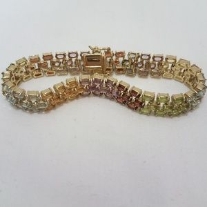 Technibond Multi Color Stone Bracelet